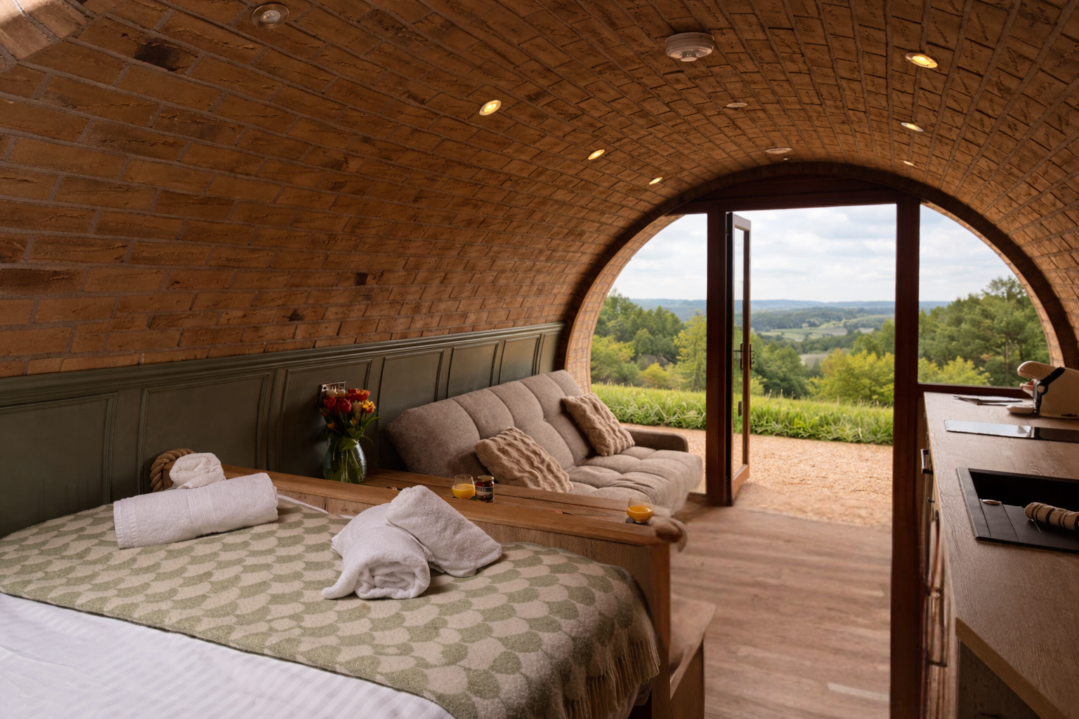 Burrow View Over Downs