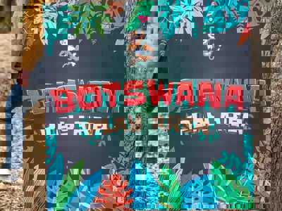 Sign for Botswana Play Area