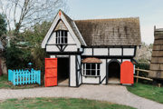 play pub with tudor exterior at Robin Hill Adventure Park